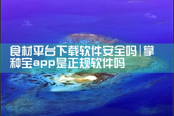 食材平台下载软件安全吗