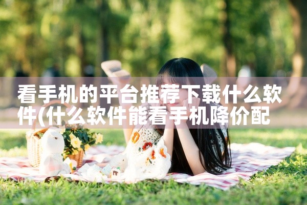 看手机的平台推荐下载什么软件