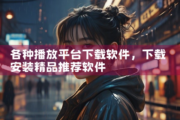 各种播放平台下载软件