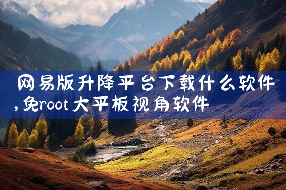 网易版升降平台下载什么软件