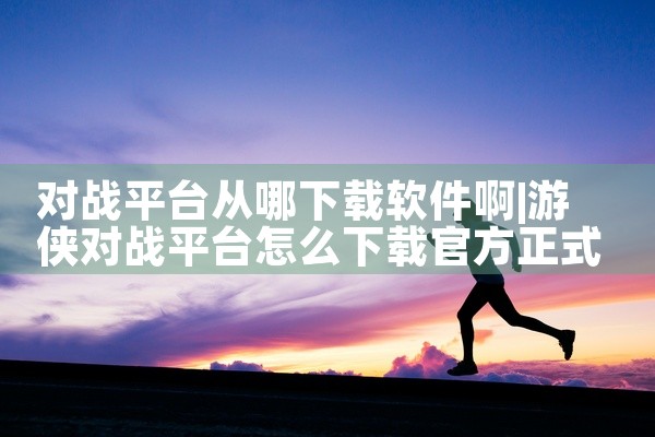 对战平台从哪下载软件啊